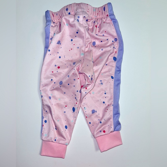 Baby girl Nike warm up set. Pink/purple pebble pattern size 12m - Picture 6 of 6